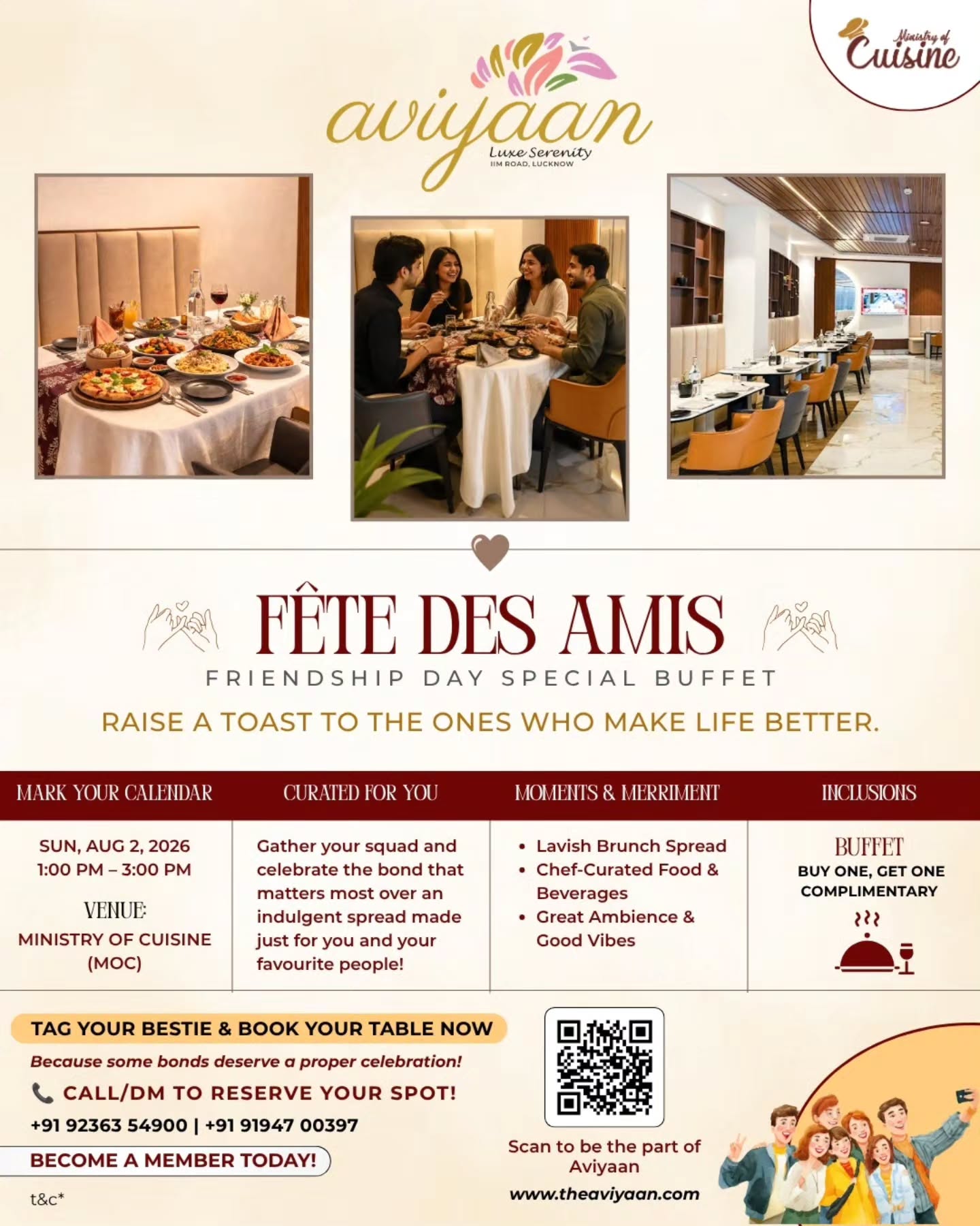 Great friendships deserve a grand celebration!